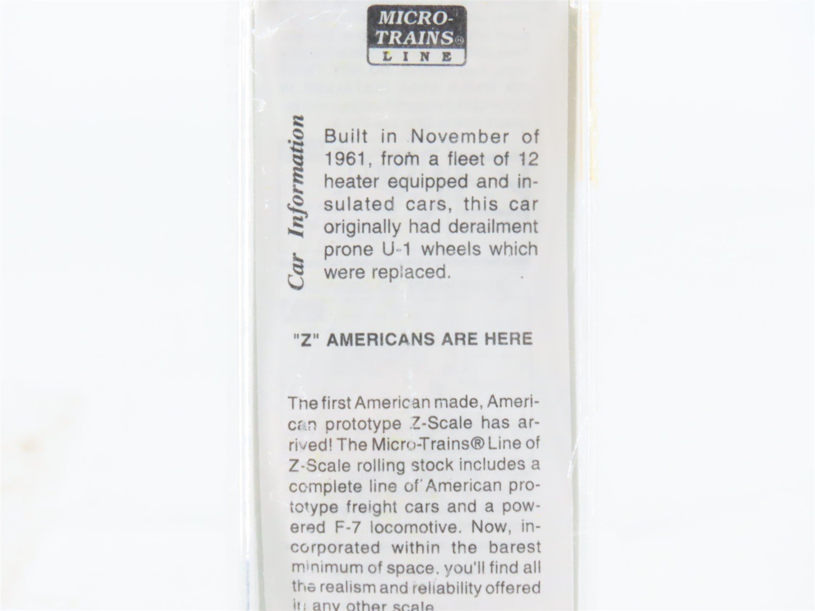 Z Scale Micro-Trains MTL 14916-2 BCOL British Columbia 40' Boxcar #8004