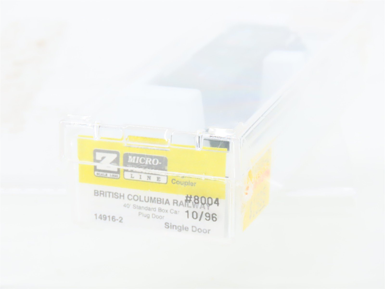 Z Scale Micro-Trains MTL 14916-2 BCOL British Columbia 40' Boxcar #8004