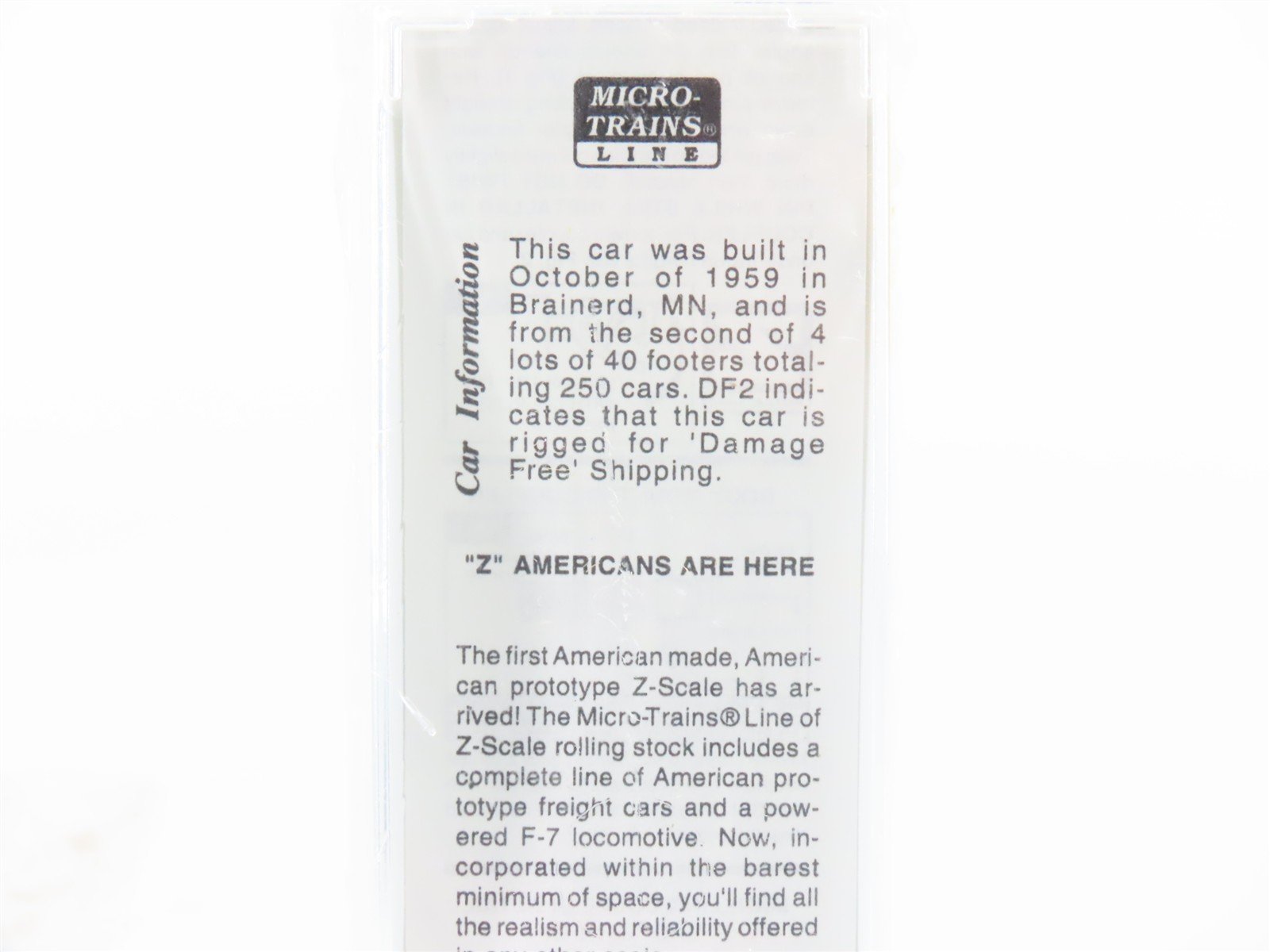 Z Scale Micro-Trains MTL 14915-2 NP Northern Pacific 40' Boxcar #98585