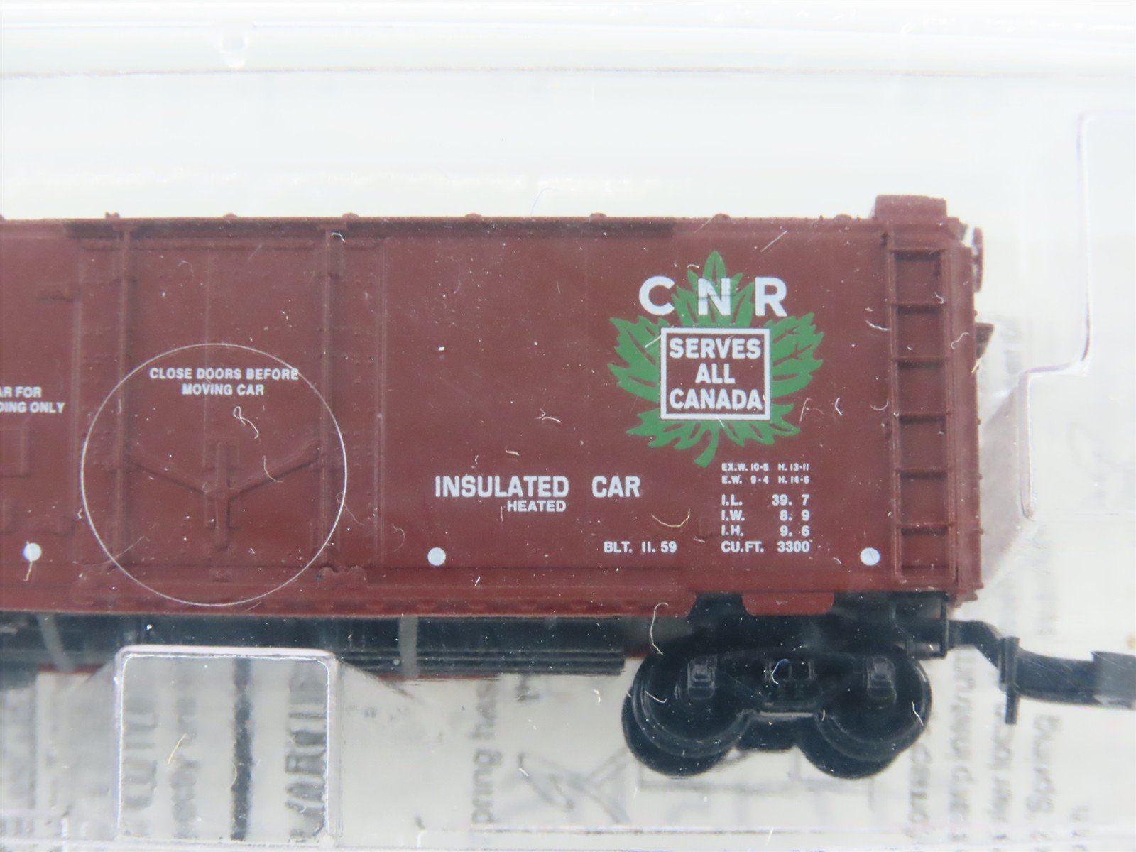 Z Scale Micro-Trains MTL 14908 CN Canadian National 40' Plug Door Boxcar #290159
