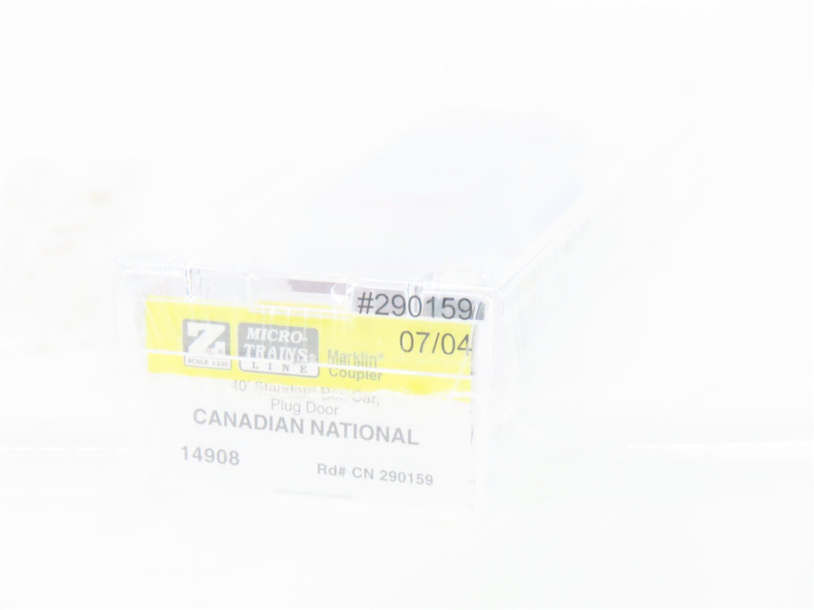Z Scale Micro-Trains MTL 14908 CN Canadian National 40' Plug Door Boxcar #290159