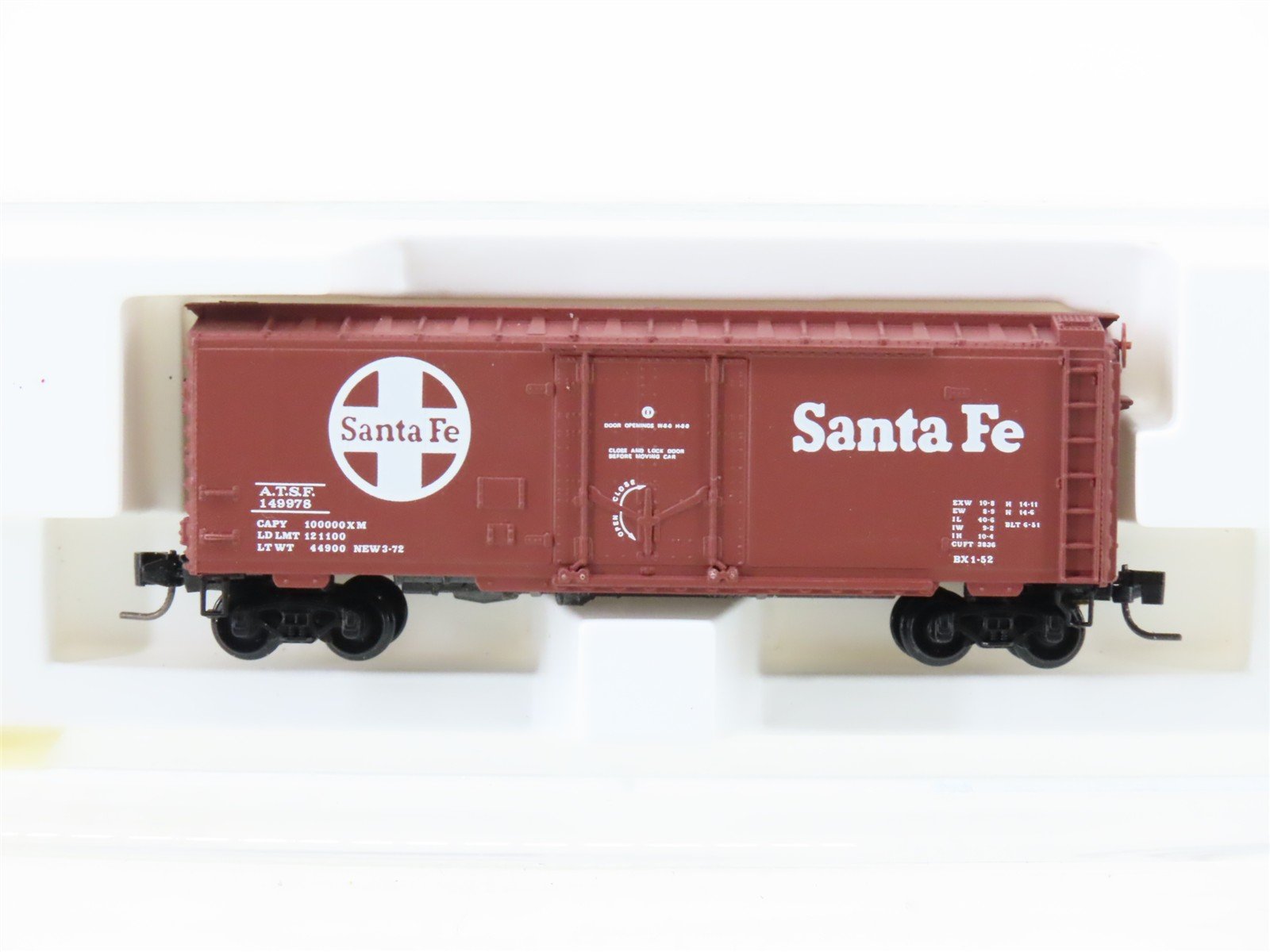 Z Scale Kadee Micro-Trains MTL 14906-2 ATSF Santa Fe 40' Boxcar #149978