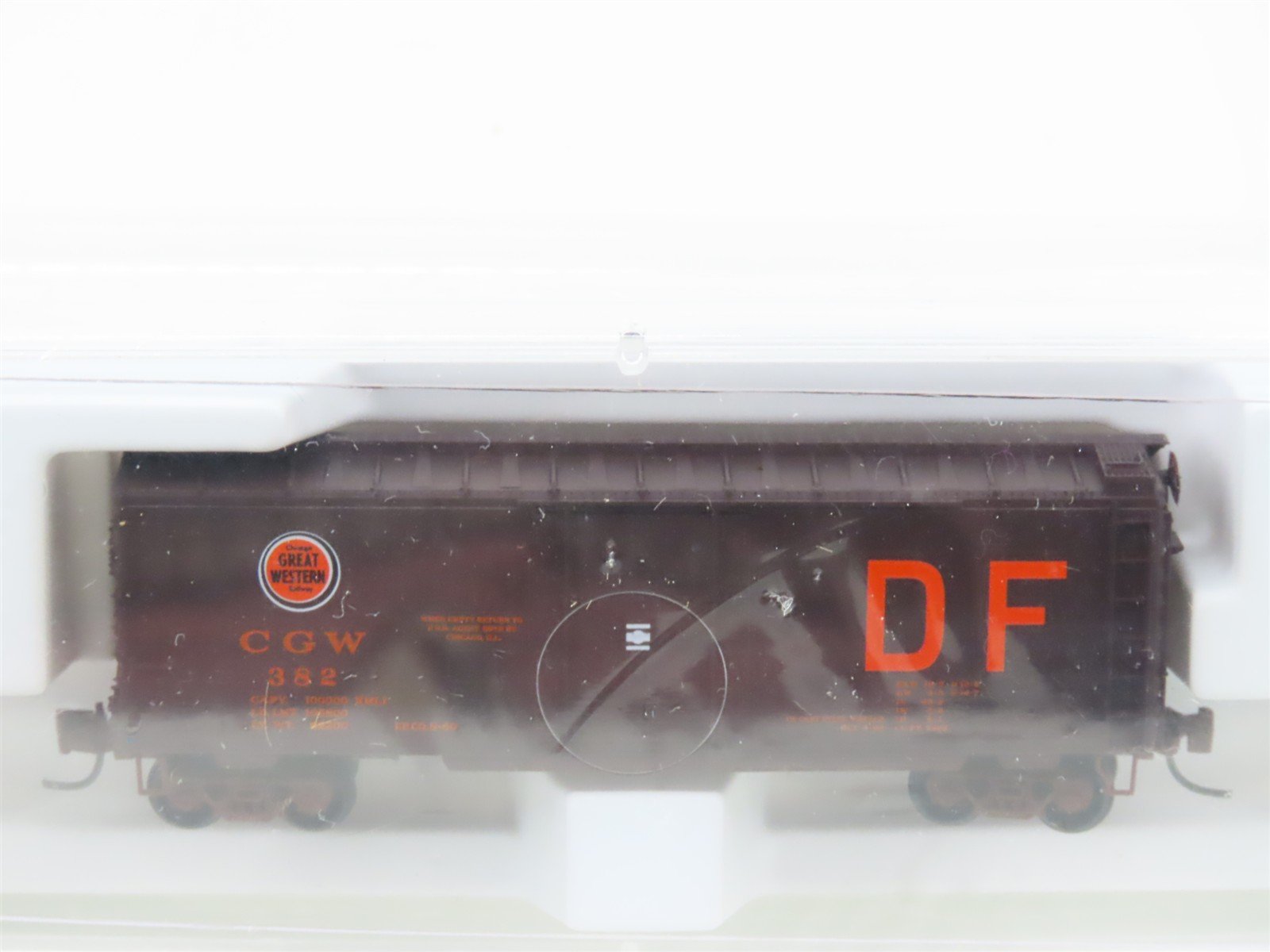 Z Scale Micro-Trains MTL 14919-2 CGW Chicago Great Western 40' Boxcar #382
