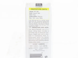 Z Scale Micro-Trains MTL 14919-2 CGW Chicago Great Western 40' Boxcar #382