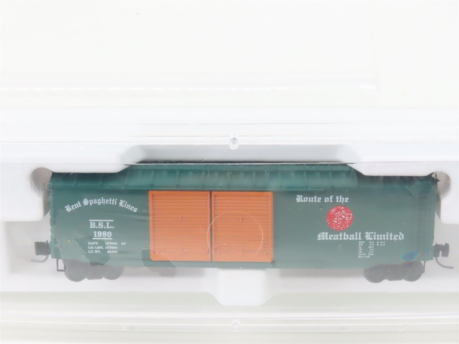 Z Scale Micro-Trains MTL Special Run BSL Best Spaghetti Lines 50' Boxcar #1980