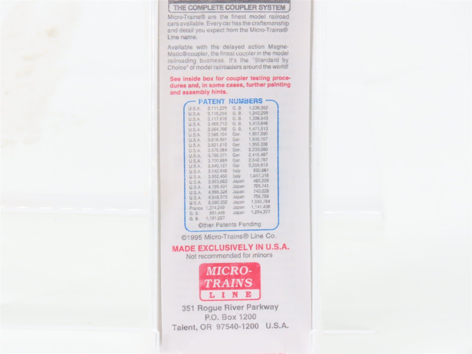 Z Scale Micro-Train MTL NMRA 1935-1995 60th Anniversary MP/UP Boxcar #266929
