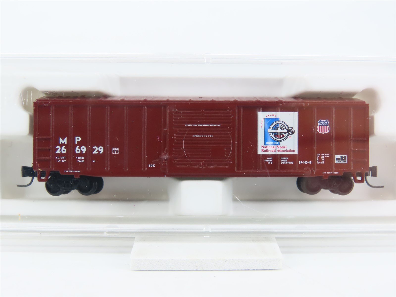 Z Scale Micro-Trains MTL Special Run MP UP NMRA 60th Anniversary Box Car #266929