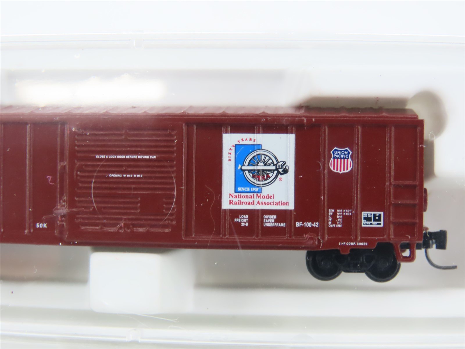 Z Scale Micro-Trains MTL Special Run MP UP NMRA 60th Anniversary Box Car #266929