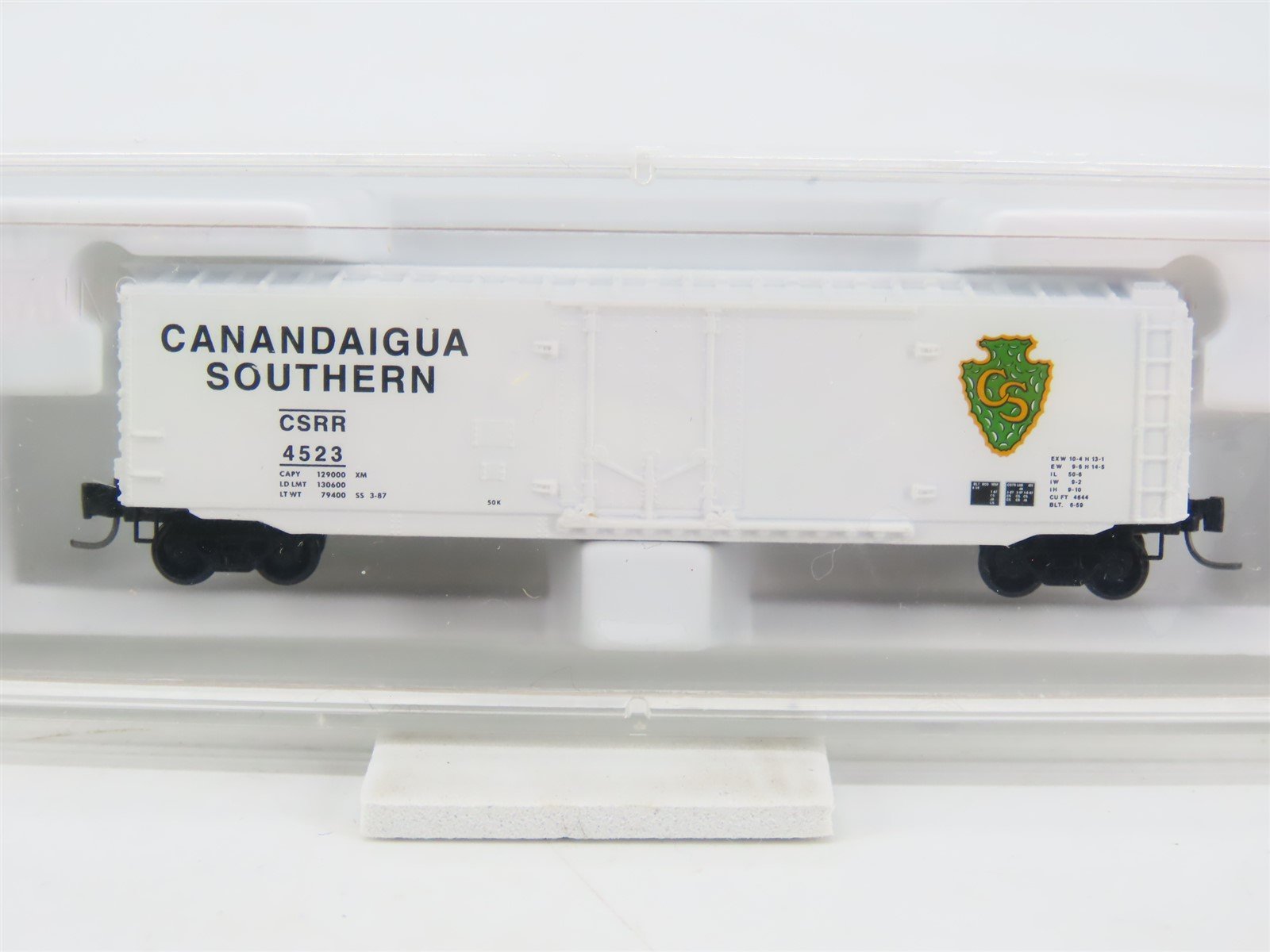 Z Scale Micro-Trains MTL Special Run CSRR Canandaigua Southern Box Car #4523