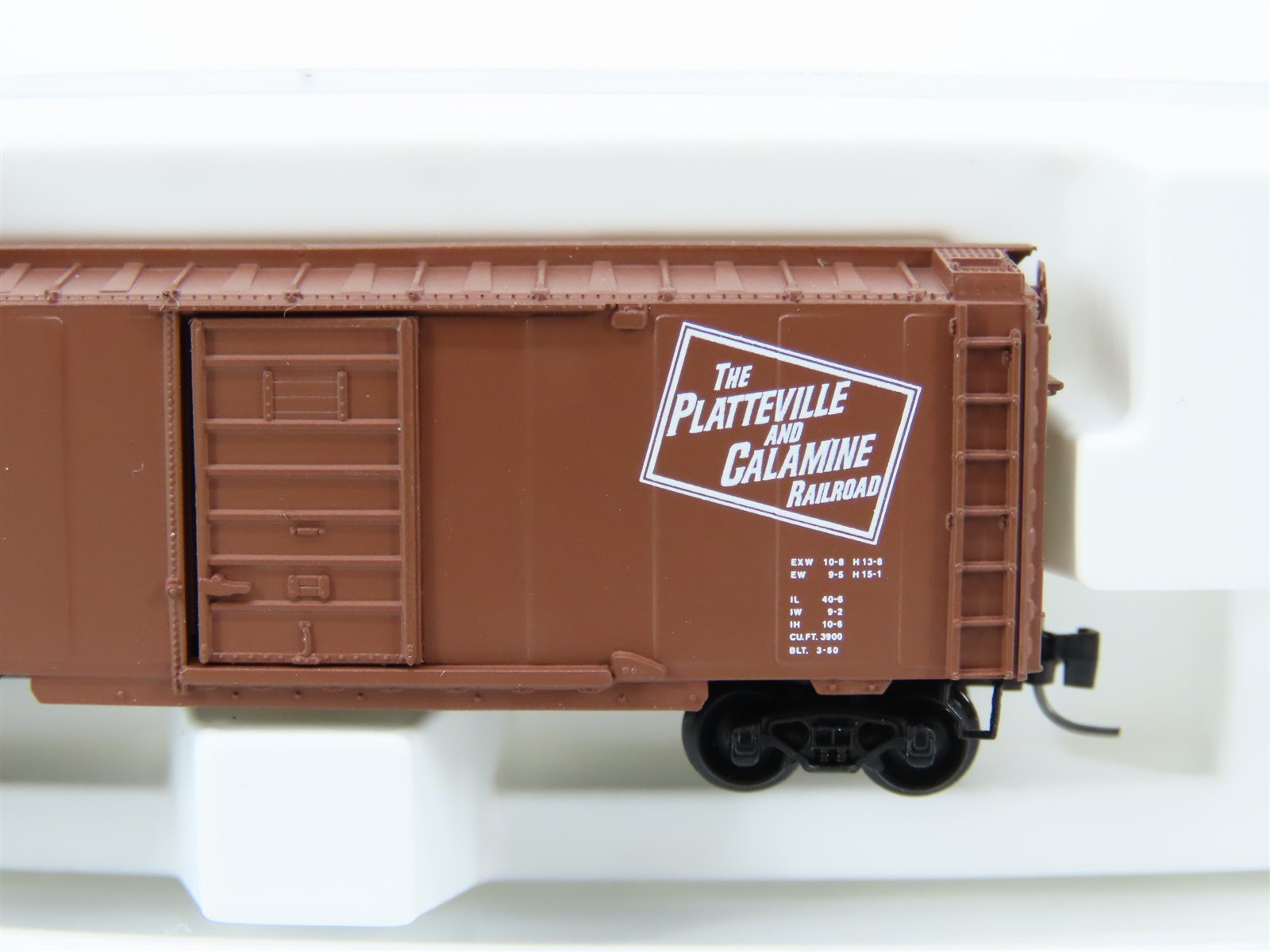Z Scale Micro-Trains MTL Special Run PCRC Platteville & Calamine Box Car #2002