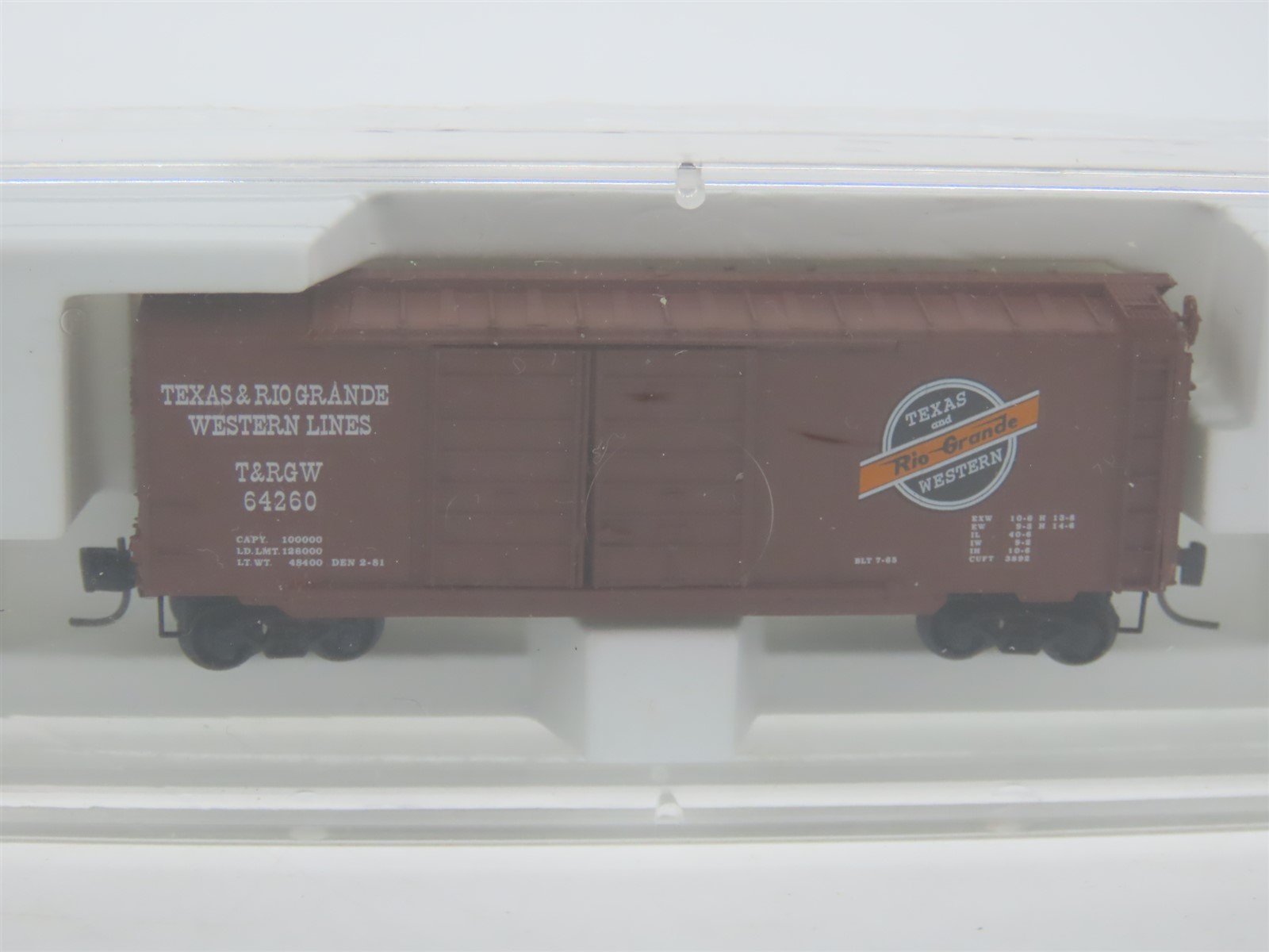 Z Micro-Trains MTL Special Run T&RGW Texas & Rio Grande Western Box Car #64260