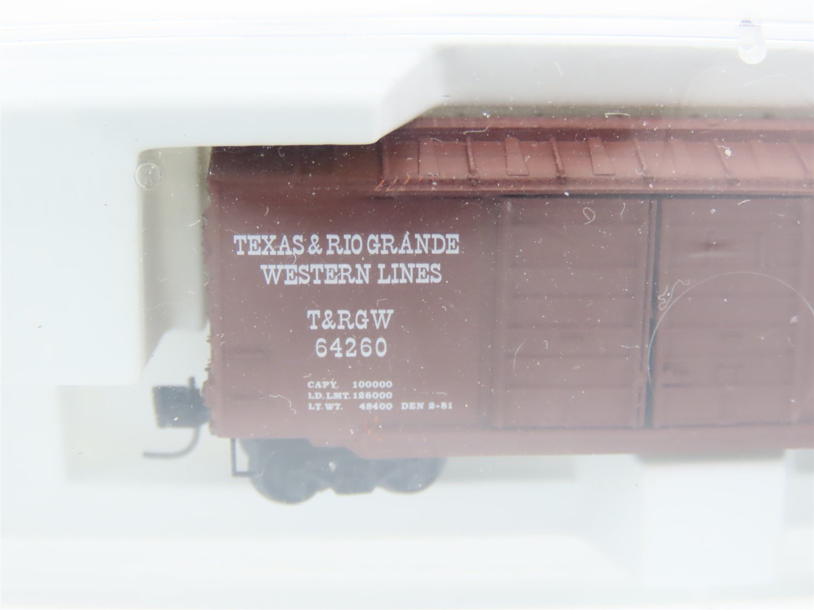 Z Micro-Trains MTL Special Run T&RGW Texas & Rio Grande Western Box Car #64260