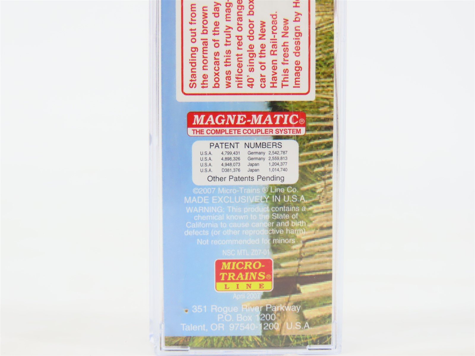 Z Scale Micro-Trains NSC MTL Z07-01 NH New Haven 40' Box Car #35177