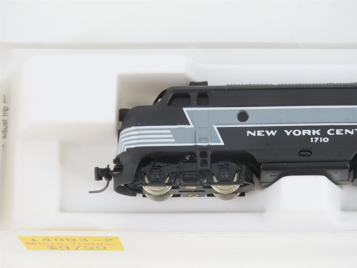 Z Scale Micro-Trains MTL 14003-2 NYC New New York Central F7A Diesel Loco #1710