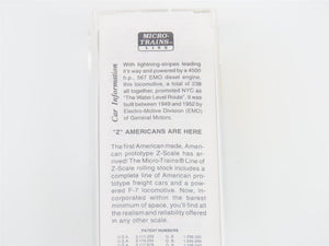 Z Scale Micro-Trains MTL 14003-2 NYC New New York Central F7A Diesel Loco #1710