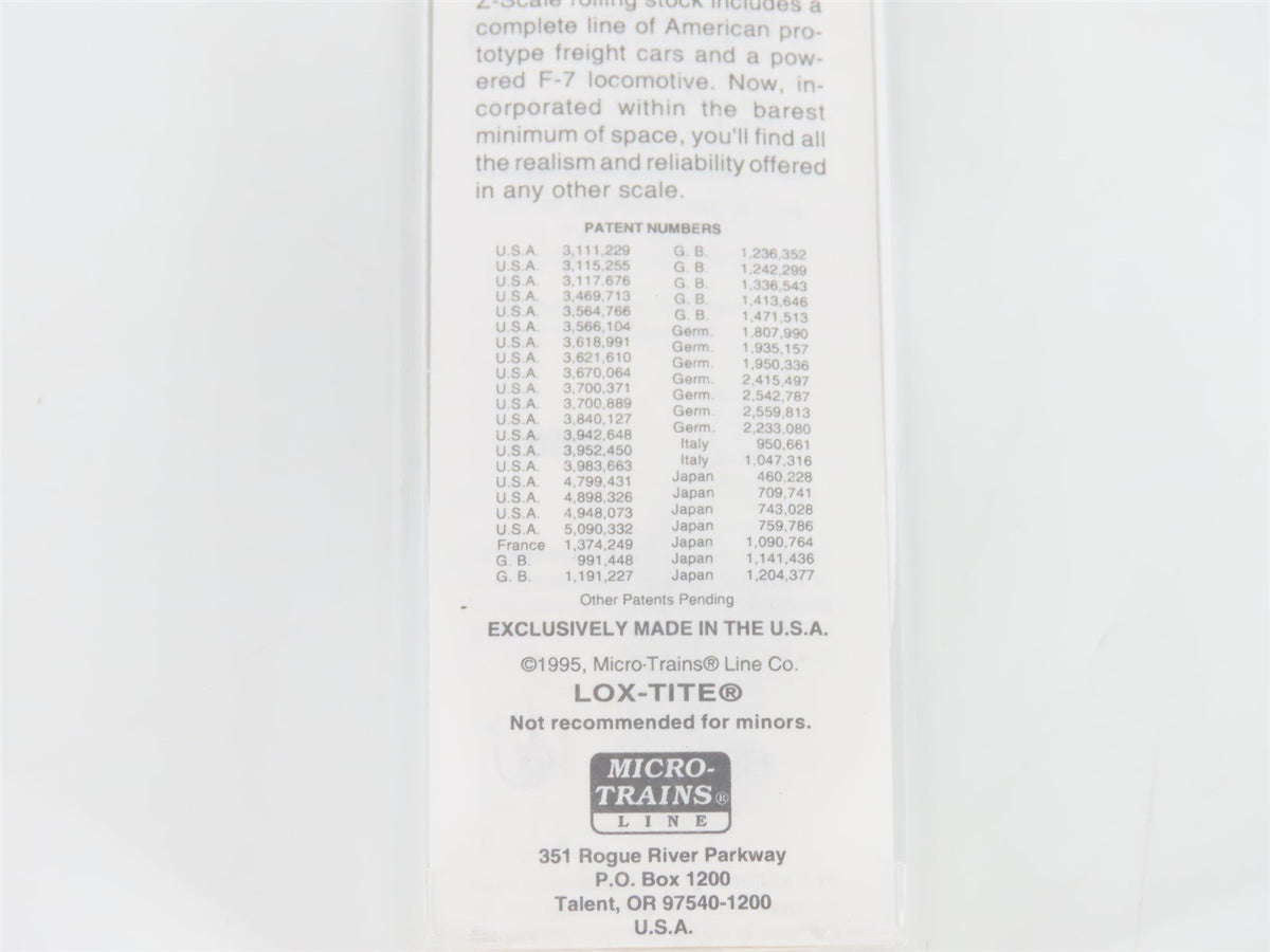 Z Scale Micro-Trains MTL 14003-2 NYC New New York Central F7A Diesel Loco #1710