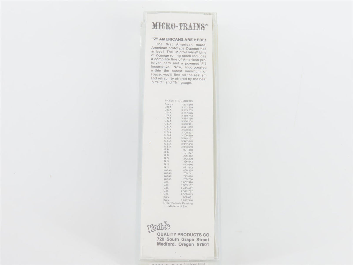 Z Scale Micro-Trains MTL 14003-2 NYC New New York Central F7A Diesel Loco #1710