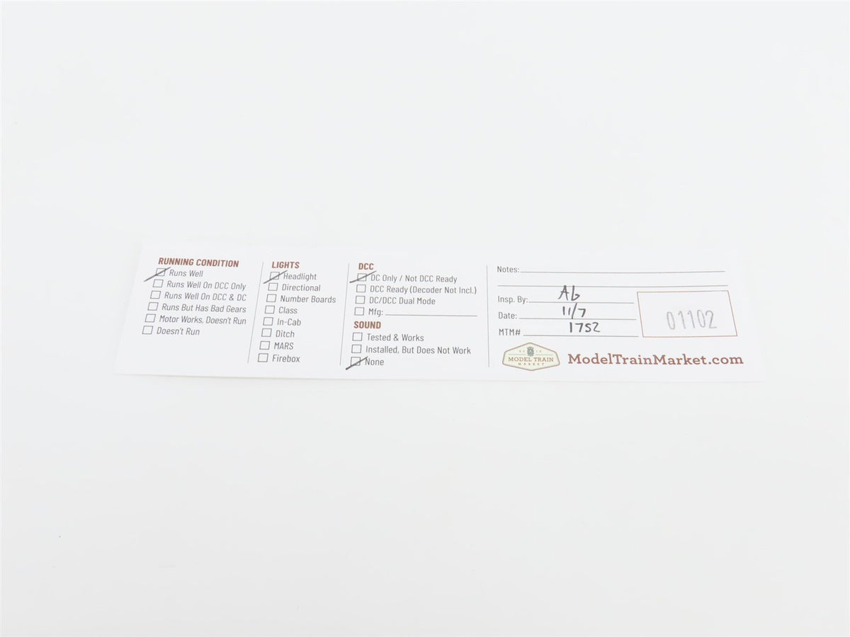 Z Scale Micro-Trains MTL 14007-2 ATSF Santa Fe F7A Diesel Locomotive #336