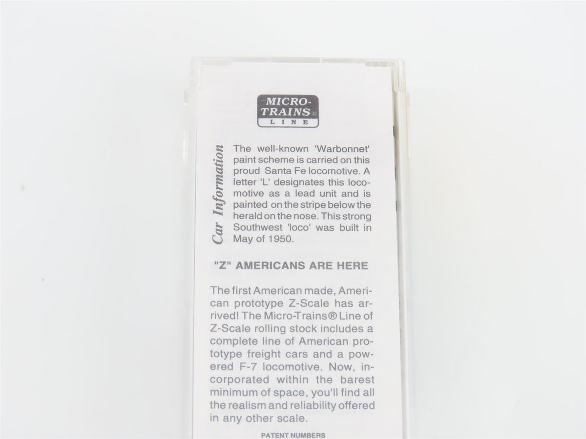 Z Scale Micro-Trains MTL 14007-2 ATSF Santa Fe F7A Diesel Locomotive #336