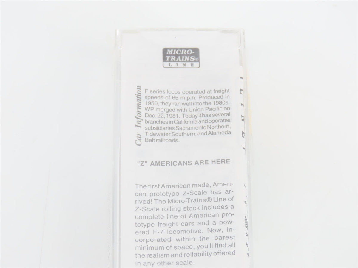 Z Scale Micro-Trains MTL 14006-2 WP Western Pacific F7A Diesel Locomotive SEALED