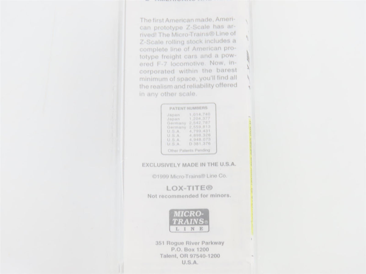 Z Scale Micro-Trains MTL 14006-2 WP Western Pacific F7A Diesel Locomotive SEALED