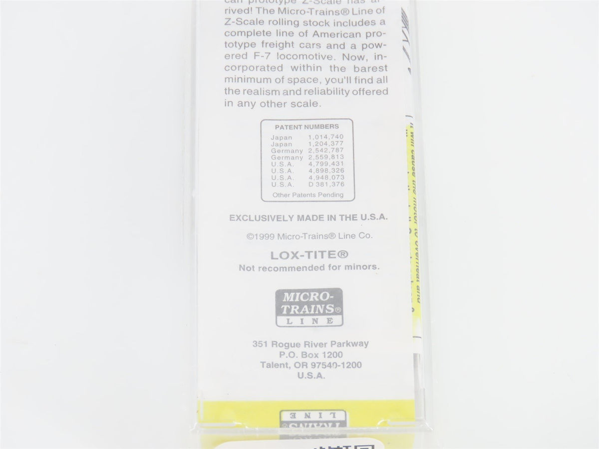 Z Scale Micro-Trains MTL 14006-2 WP Western Pacific F7A Diesel Locomotive SEALED