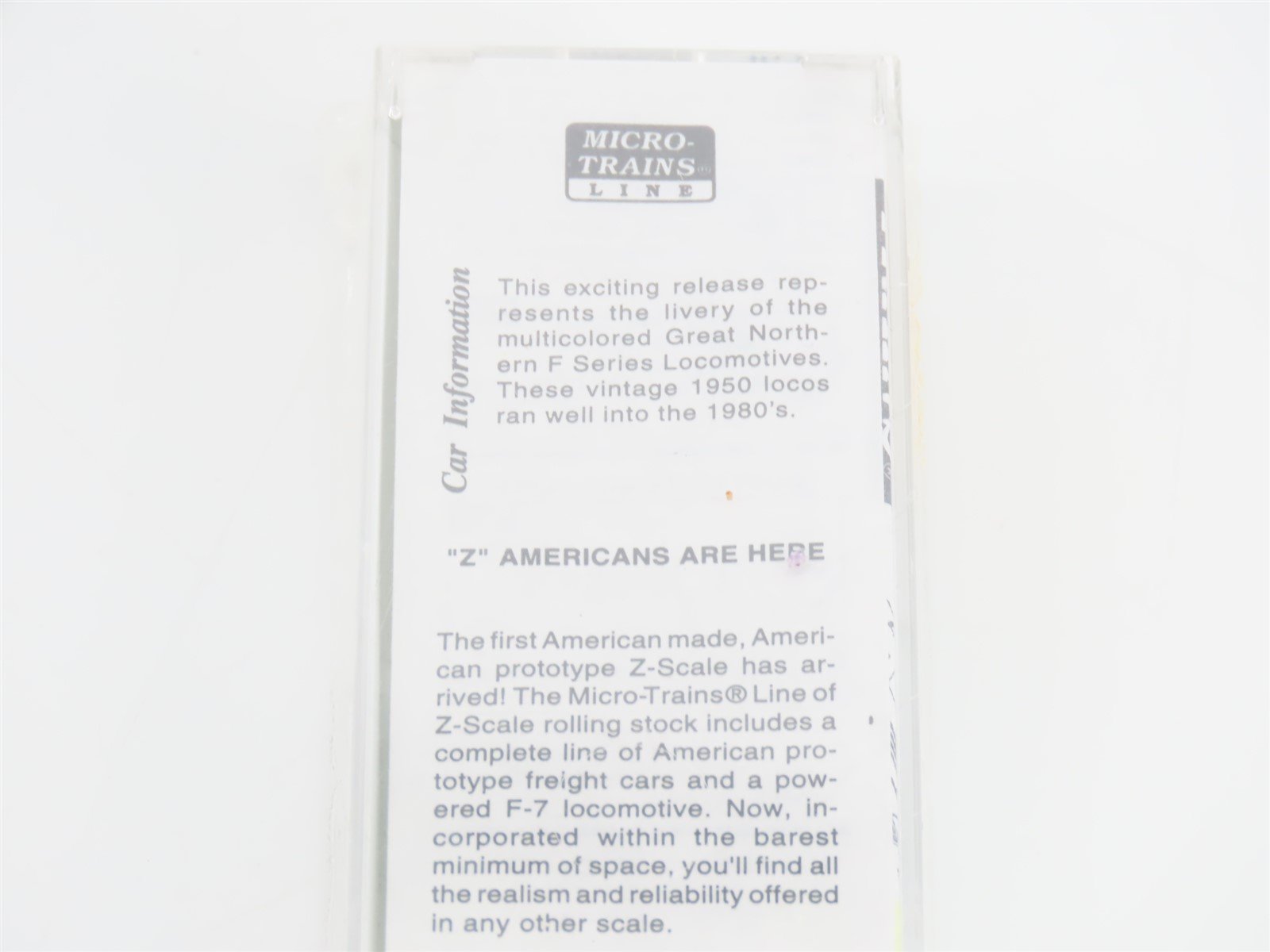 Z Scale Micro-Trains MTL 14008-2 GN Great Northern F7A Diesel Loco #268A SEALED