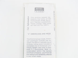Z Scale Micro-Trains MTL 14008-2 GN Great Northern F7A Diesel Loco #268A SEALED