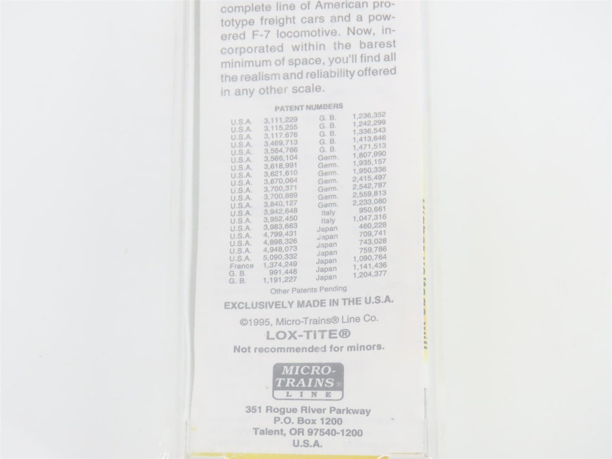 Z Scale Micro-Trains MTL 14007-2 ATSF Santa Fe F7A Diesel Locomotive #331 SEALED