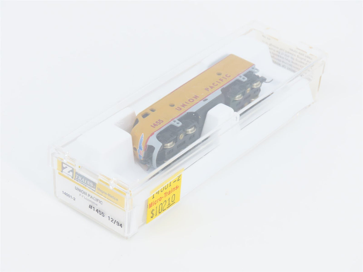Z Scale Micro-Trains MTL 14001-2 UP Union Pacific F7A Diesel Locomotive #1455
