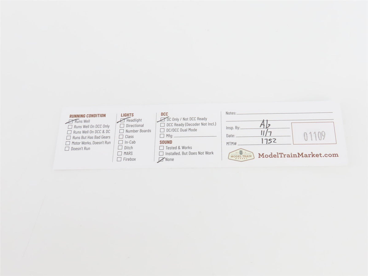 Z Scale Micro-Trains MTL 14001-2 UP Union Pacific F7A Diesel Locomotive #1455