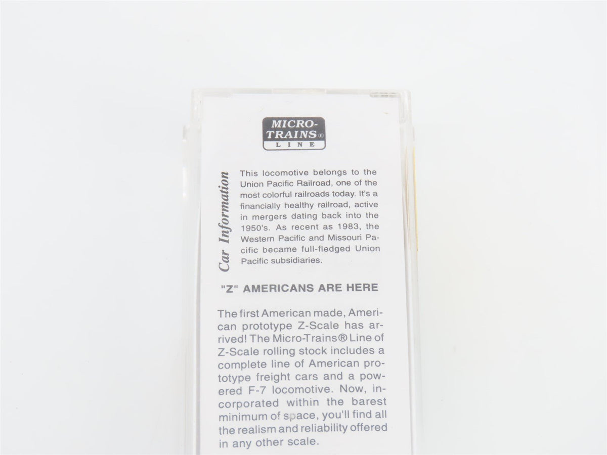 Z Scale Micro-Trains MTL 14001-2 UP Union Pacific F7A Diesel Locomotive #1455