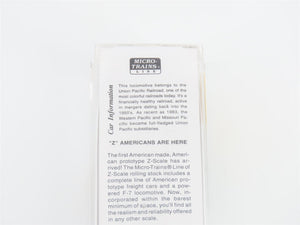 Z Scale Micro-Trains MTL 14001-2 UP Union Pacific F7A Diesel Locomotive #1455