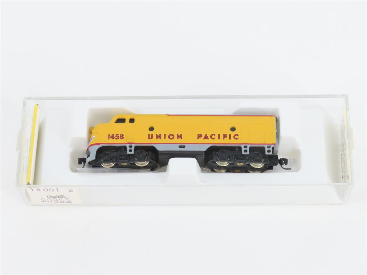 Z Scale Micro-Trains MTL 14001-2 UP Union Pacific F7A Diesel Locomotive #1458