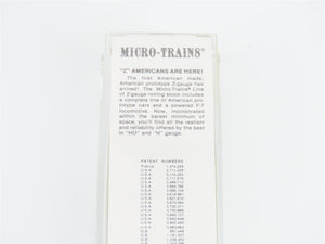 Z Scale Micro-Trains MTL 14001-2 UP Union Pacific F7A Diesel Locomotive #1458