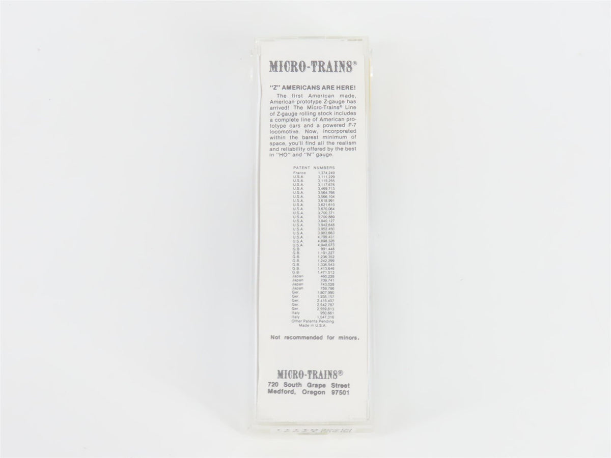 Z Scale Micro-Trains MTL 14004-2 SP Southern Pacific F7A Diesel Locomotive #6110