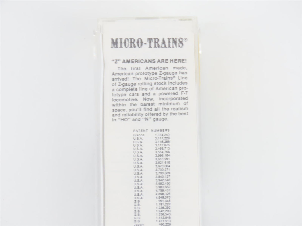 Z Scale Micro-Trains MTL 14004-2 SP Southern Pacific F7A Diesel Locomotive #6110