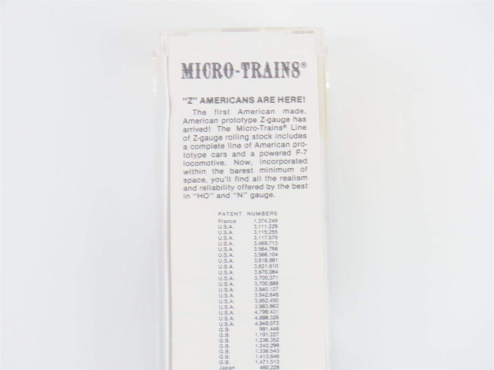 Z Scale Micro-Trains MTL 14004-2 SP Southern Pacific F7A Diesel Locomotive #6110