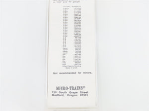 Z Scale Micro-Trains MTL 14004-2 SP Southern Pacific F7A Diesel Locomotive #6110