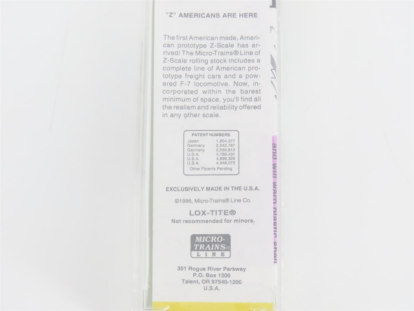 Z Micro-Trains MTL 14004-2 SP Southern Pacific F7A Diesel Loco #6110 SEALED