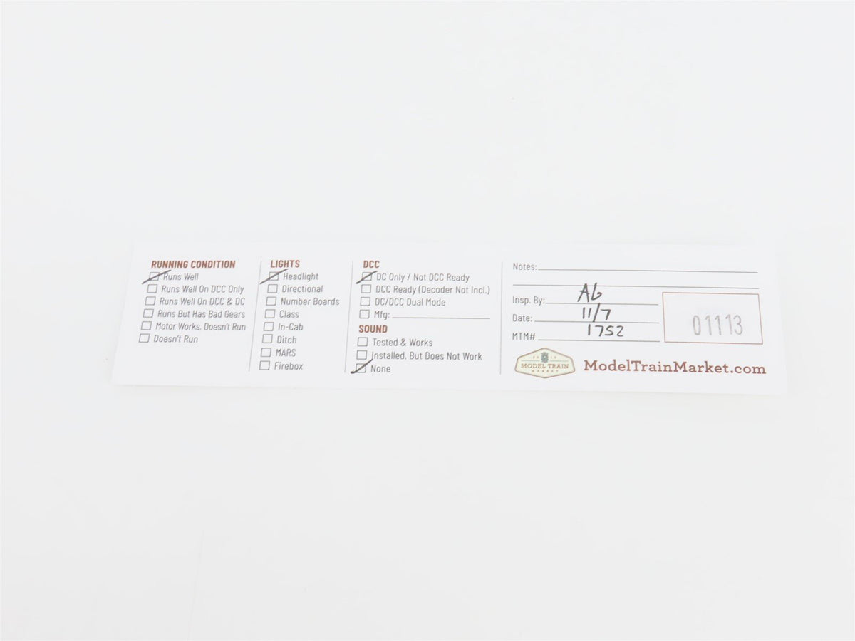 Z Scale Micro-Trains MTL 14002-2 PRR Pennsylvania F7A Diesel Locomotive #9508