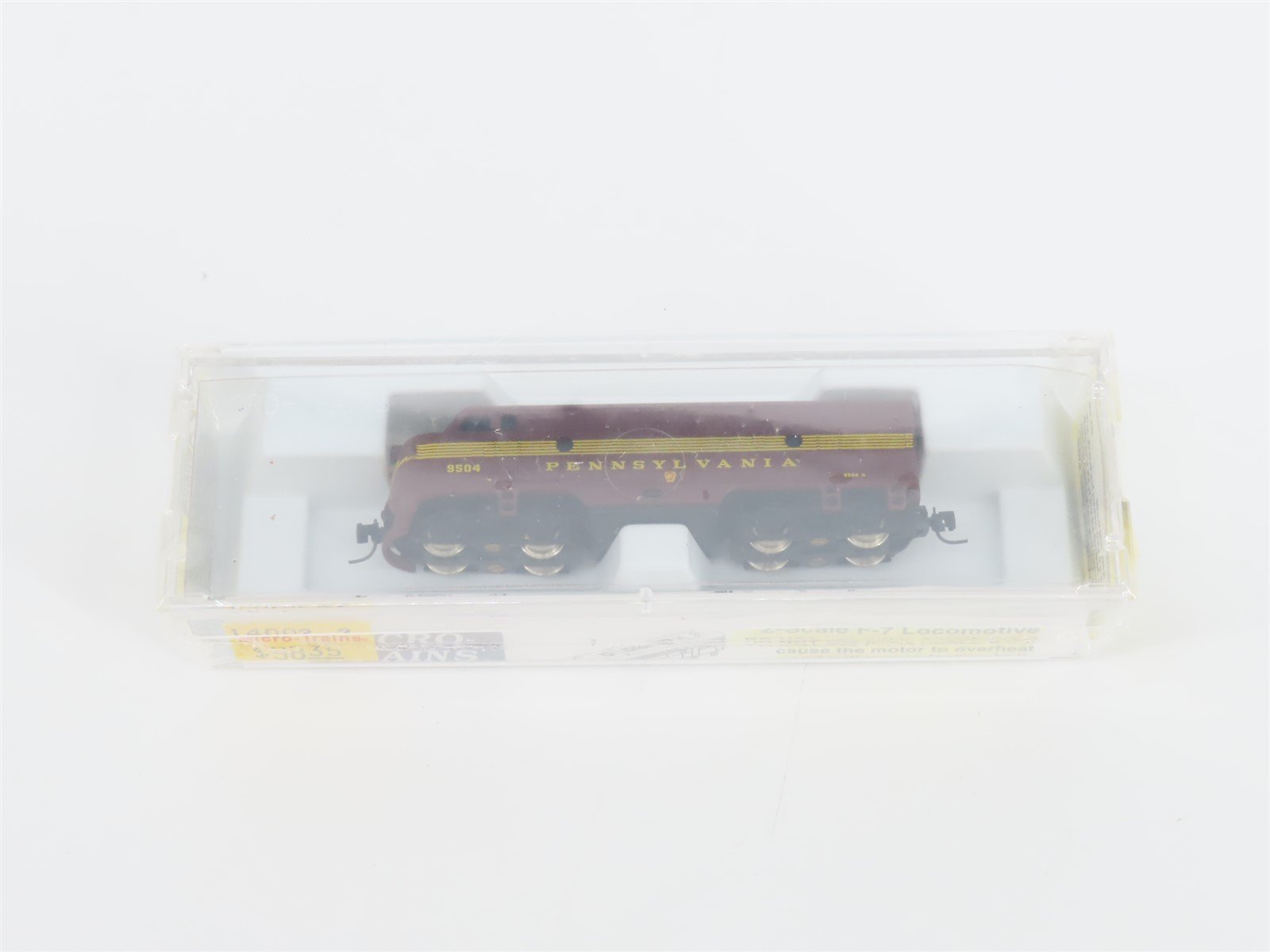 Z Scale Micro-Trains MTL 14002-2 PRR Pennsylvania F7A Diesel Loco #9504 SEALED