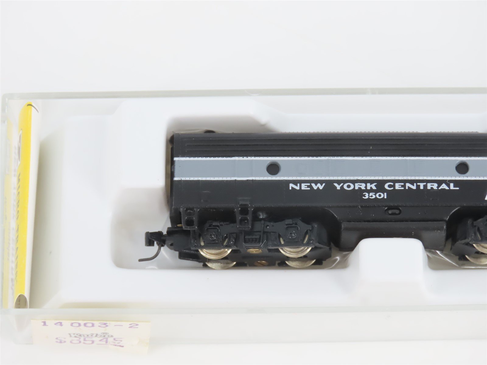 Z Scale Micro-Trains MTL 14003-2 NYC New York Central F7A Diesel Loco #3501