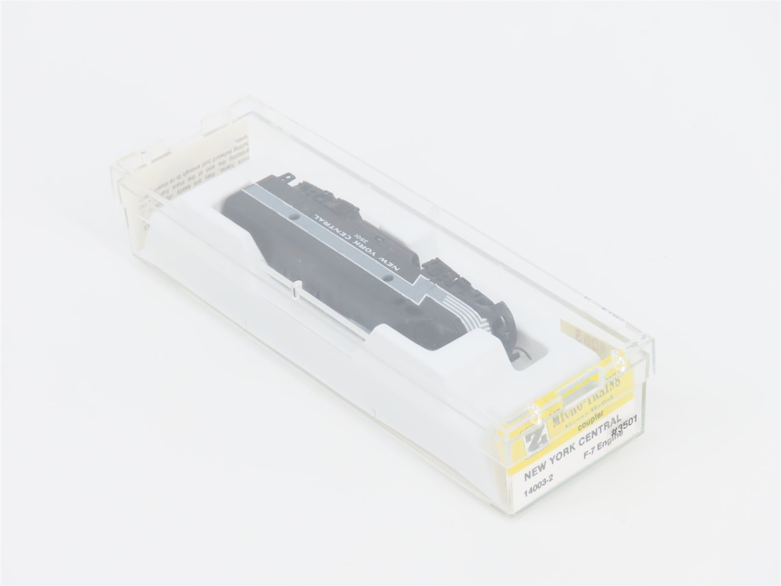 Z Scale Micro-Trains MTL 14003-2 NYC New York Central F7A Diesel Loco #3501