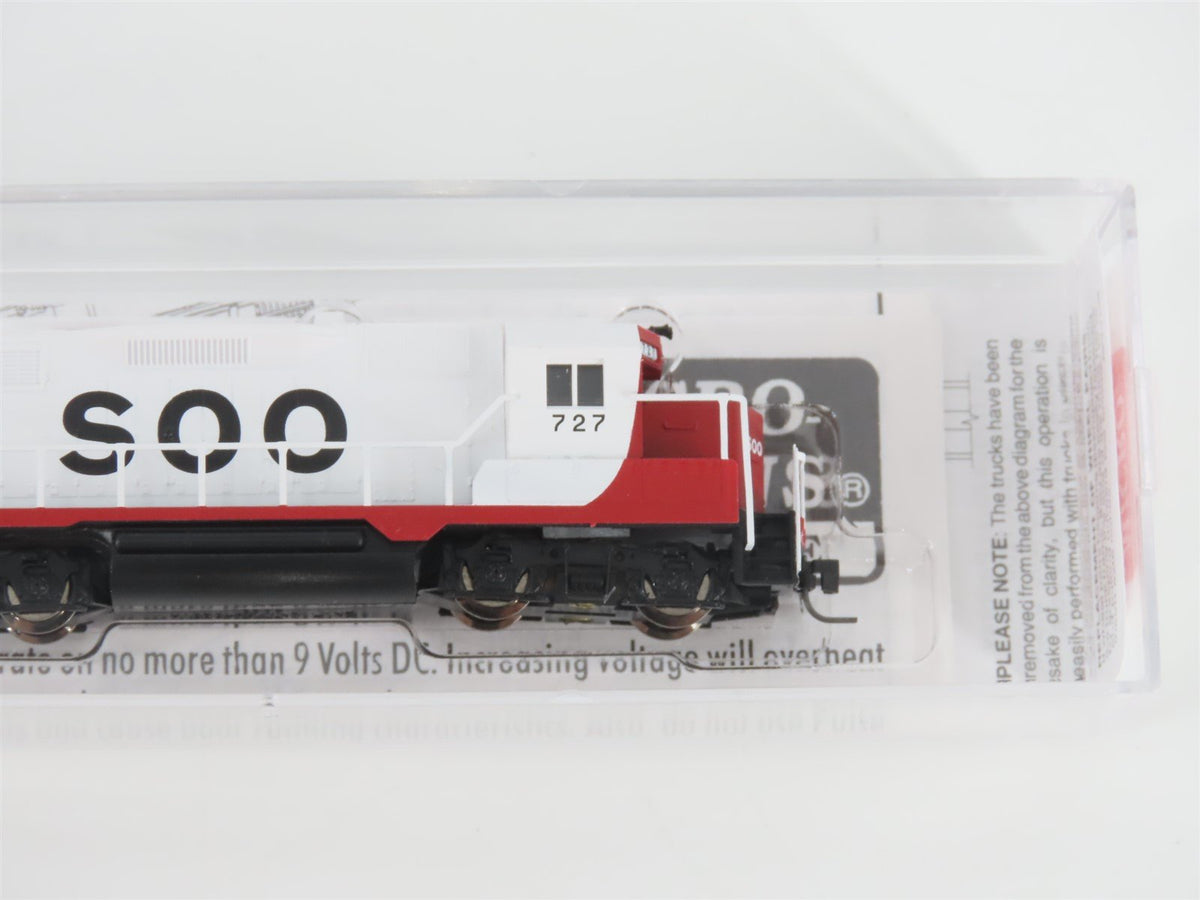 Z Scale Micro-Trains MTL 98101070 SOO Line GP35 Diesel Locomotive #727
