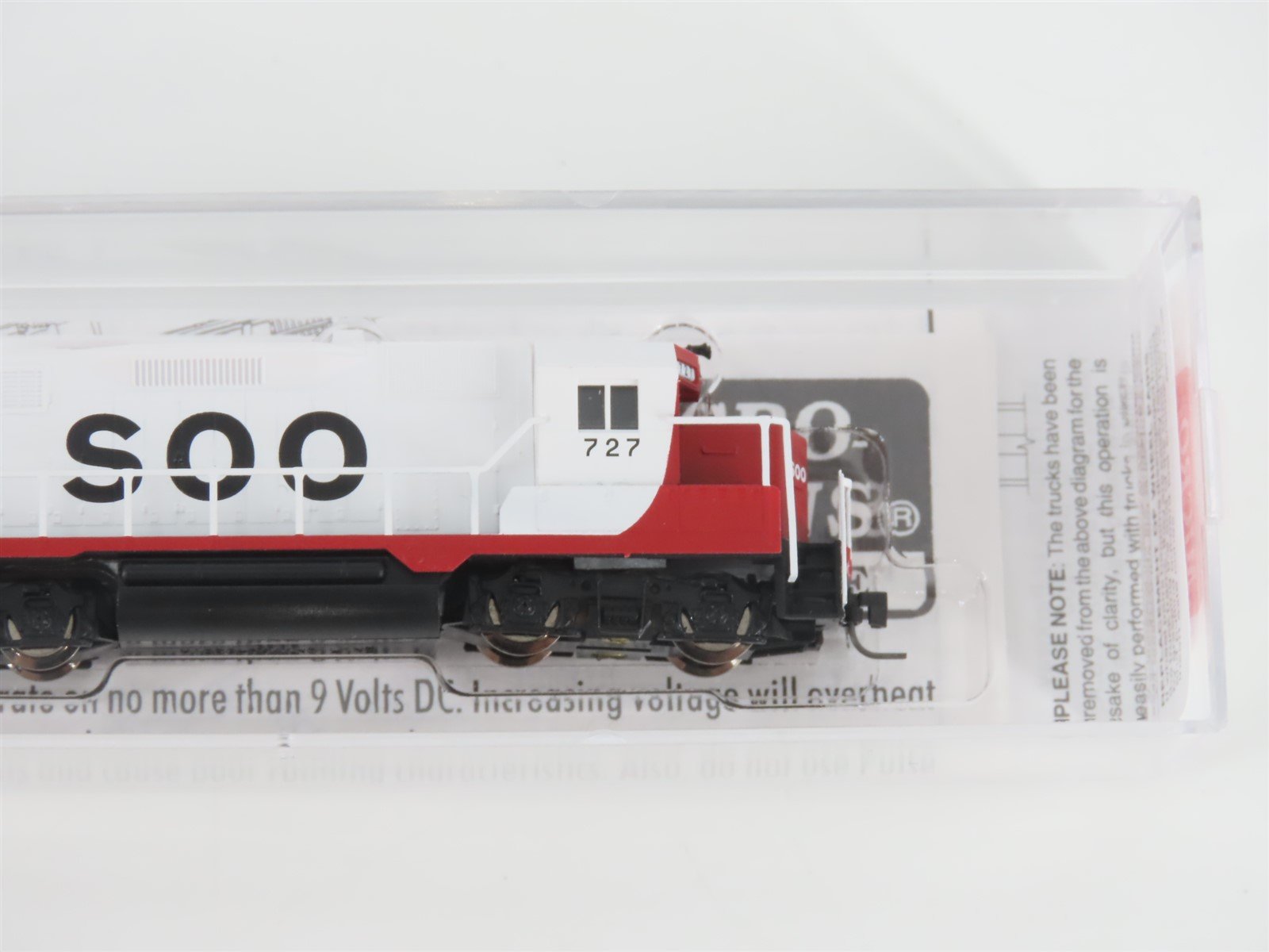 Z Scale Micro-Trains MTL 98101070 SOO Line GP35 Diesel Locomotive #727