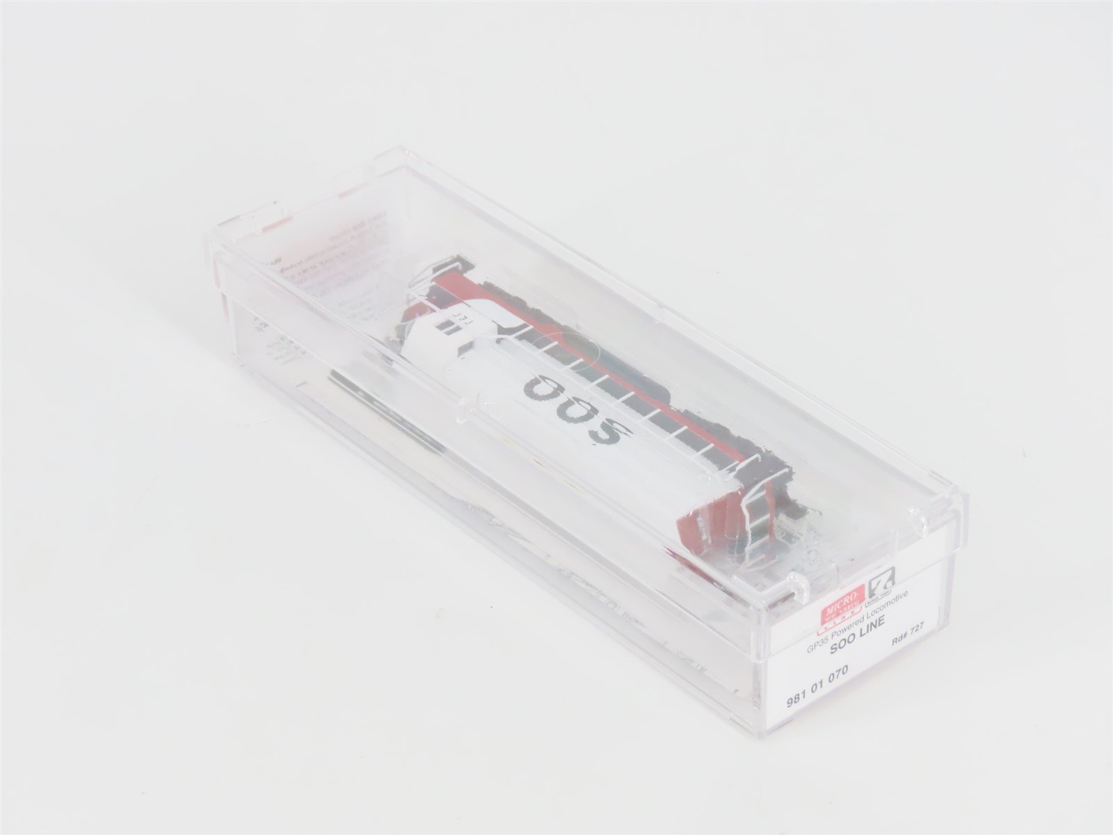 Z Scale Micro-Trains MTL 98101070 SOO Line GP35 Diesel Locomotive #727