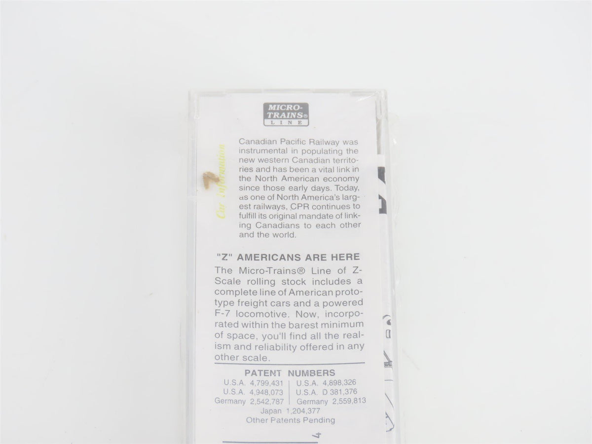 Z Micro-Trains MTL 14012-2 CP Canadian Pacific F7A Diesel Loco #4069 SEALED