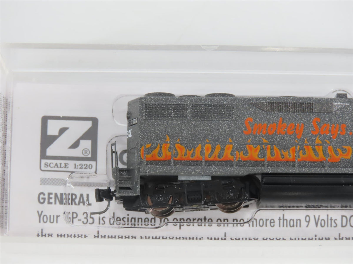 Z Scale Micro-Trains MTL 98101520 SBX Smokey Bear GP35 Diesel Locomotive #1944