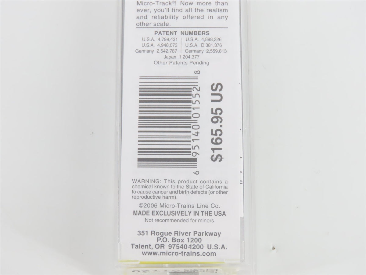 Z Scale Micro-Trains MTL 98101520 SBX Smokey Bear GP35 Diesel Locomotive #1944